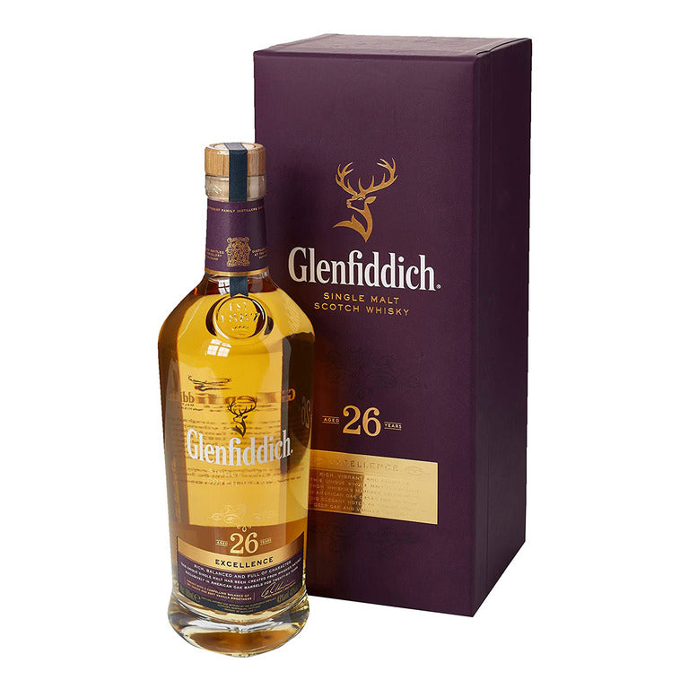 WHISKY GLENFIDDICH- AGED 26 YEARS- 70CL  SMALL BATCH RESERVE SINGLE MALT - ASTUCC